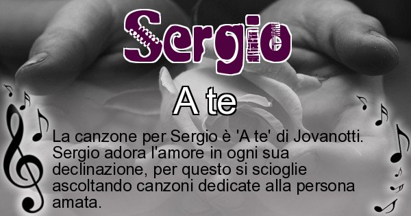 A Quale Canzone Corrisponde Il Nome Sergio