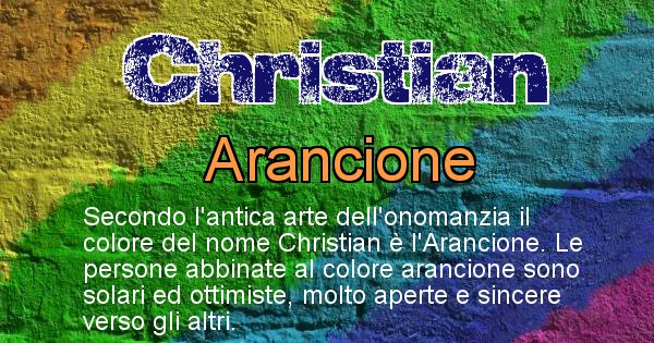 Trova Il Colore Associato Al Nome Christian