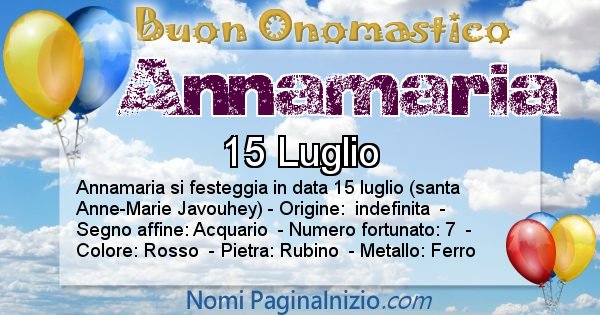 Immagini Con Il Nome Annamaria