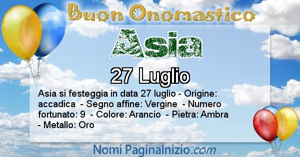 Immagini Con Il Nome Asia