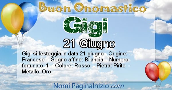 Immagini Con Il Nome Gigi