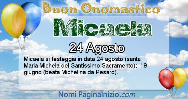 Immagini Con Il Nome Micaela