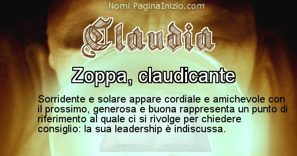 Cosa Significa Realmente Il Nome Claudia